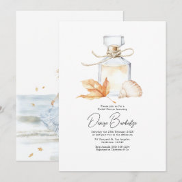 Invitación Costa Estilo Otoño - Despedida de Soltera de Otoño