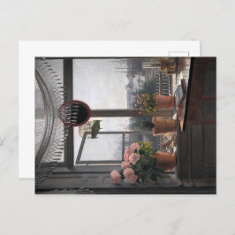 Invitación costera: Abrir ventana y capa marina