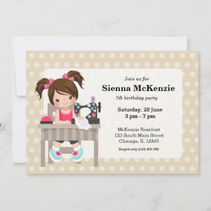 Invitación Costurera
