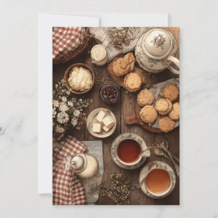 Invitación Cottage Scones Homey Vibes