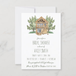 Invitación Cottagecore Chalet, Cottage, Garden Bridal Shower