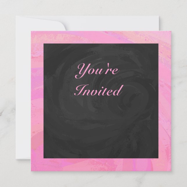 Invitación Cotton Candy (Anverso)