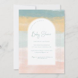 Invitación Cotton Candy Sky | Baby Shower arcoiris