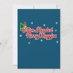 Invitación Cotton Headed Ninny Muggins Funny Elf Christmas
