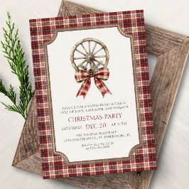 Invitación Country Christmas Party