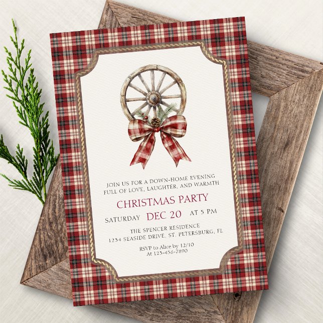 Invitación Country Christmas Party (Subido por el creador)