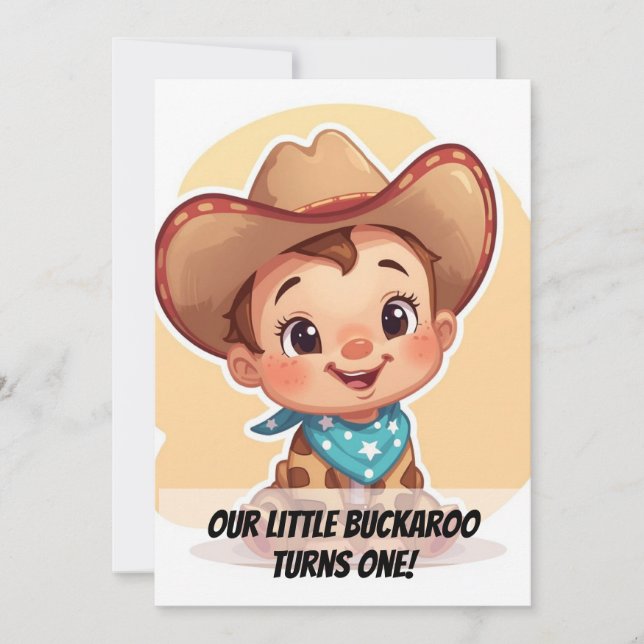 Invitación Country Farm Baby Birthday Invitation (Anverso)