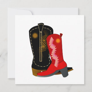 Invitación Cowboy Boots