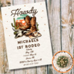 Invitación Cowboy Western Rodeo Birthday Kids<br><div class="desc">Invitación a niños de cumpleaños de Cowboy Western Rodeo</div>