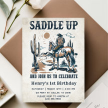 Cowboy Western Rodeo Wild West Birthday Party