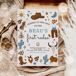 Invitación Cowboy Wild West Rodeo Ranch Birthday Party