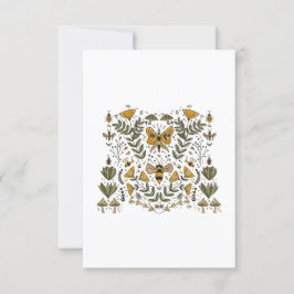 Invitación Cozy Butterfly Garden