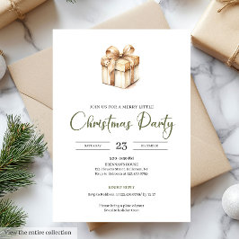 Invitación Cozy Minimalist Scandinavian Christmas Invitation