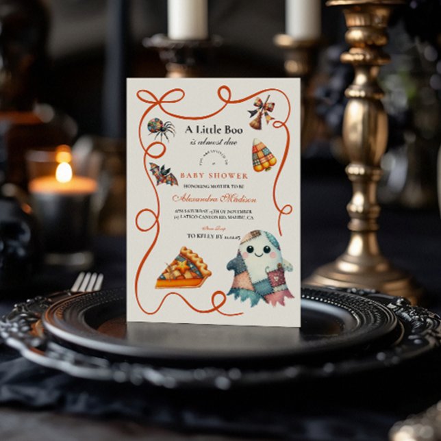 Invitación Cozy Patchwork Halloween (Subido por el creador)