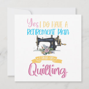 Invitación Crafting Hobby G de la Jubilación Jubilados