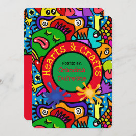 Invitación Crafts Playdate