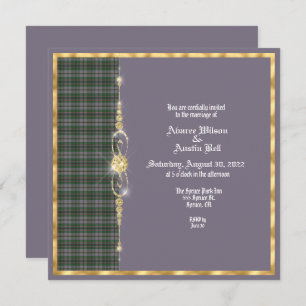 Invitación Craig Ancient Tartan Wedting