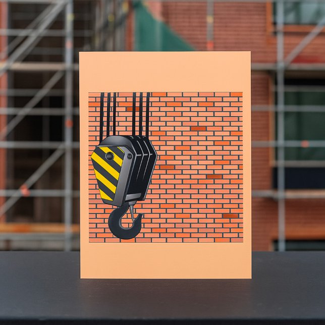 Invitación Crane And Hook Machinery Invitations (Subido por el creador)
