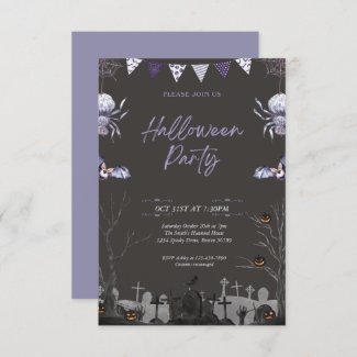 Cráneo gótico vintage de la fiesta de Halloween pa