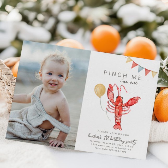 Invitación Crawfish Birthday Invitation | Crawfish Party (Subido por el creador)
