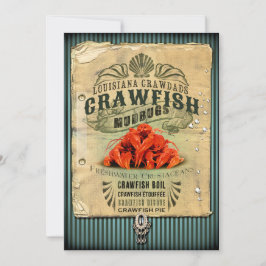 Invitación Crawfish Hervir / Cualquier Ocasión