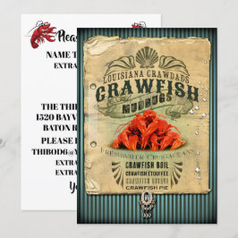 Invitación Crawfish Hervir / Cualquier Ocasión