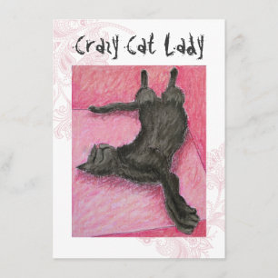 Invitación Crazy Cat Lady Indie Birday invita