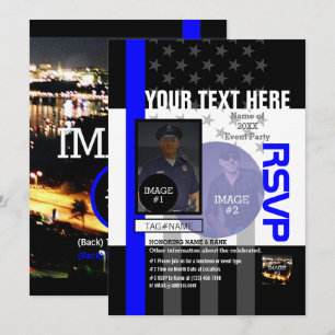 Invitación Crea el tuyo con 4 imágenes y 12 líneas de texto