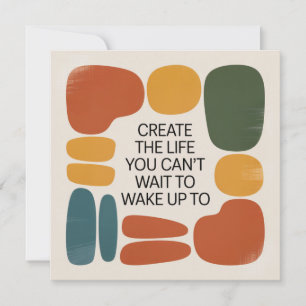 Invitación Crea la vida por la que no puedes esperar para des