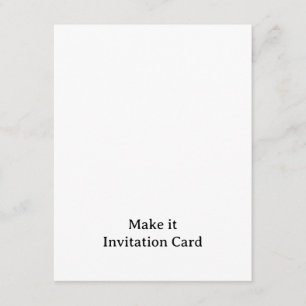 Invitación Crea tu personalizado 4.25" x 5.5" al cuadrado