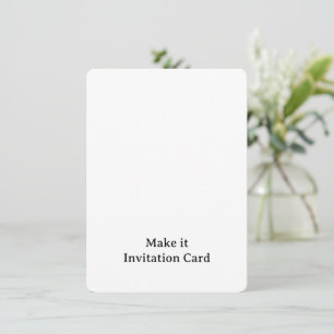 Invitación Crea tu personalizado 4.5" x 6.25" redondeado