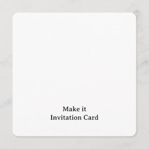 Invitación Crea tu personalizado 5.25" x 5.25" redondeado