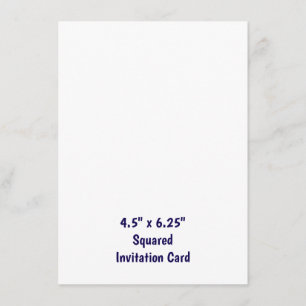 Invitación Crea tu profesional 4,5" x 6,25" al cuadrado