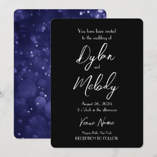 Invitación Crea Tu Propia Boda Indigo Waters