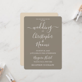 Invitación Crea Tu Propia Boda Personalizada