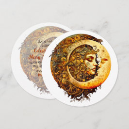 Invitación Crea tu propia diosa de la luna de vapor