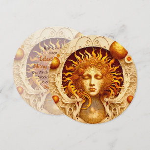 Invitación Crea tu propia diosa del sol de Steampunk