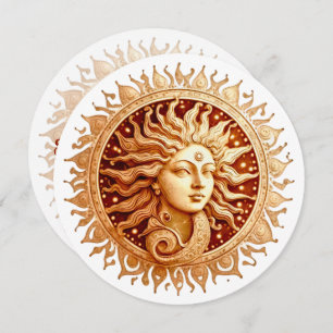 Invitación Crea tu propia diosa solar victoriana