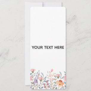 Invitación Crea Tu Propia Floral 