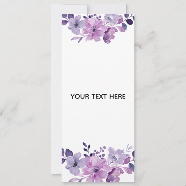 Invitación Crea Tu Propia Floral (Anverso)