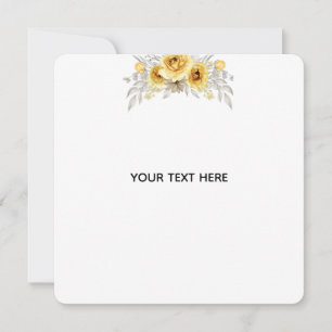 Invitación Crea Tu Propia Floral 
