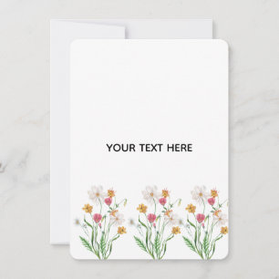 Invitación Crea Tu Propia Floral 