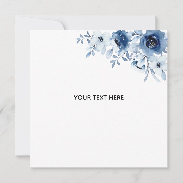 Invitación Crea Tu Propia Floral (Anverso)