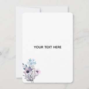 Invitación Crea Tu Propia Floral 