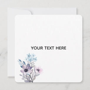 Invitación Crea Tu Propia Floral 