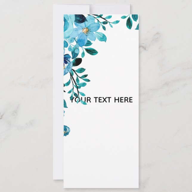 Invitación Crea Tu Propia Floral (Anverso)