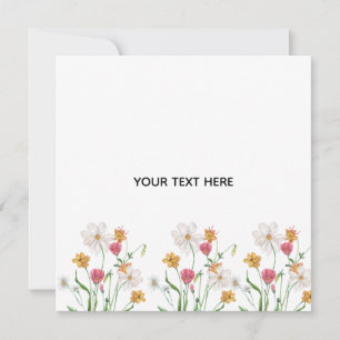 Invitación Crea Tu Propia Floral 