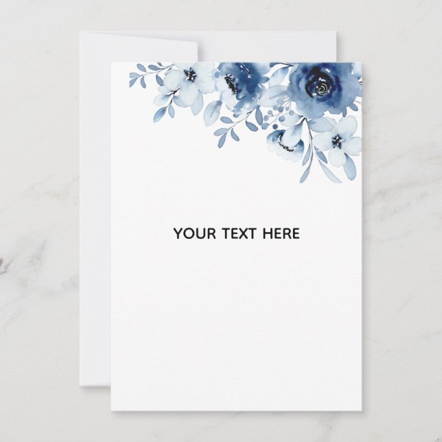 Invitación Crea Tu Propia Floral (Anverso)
