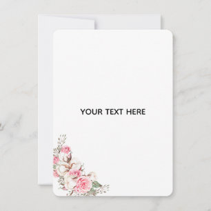 Invitación Crea Tu Propia Floral 