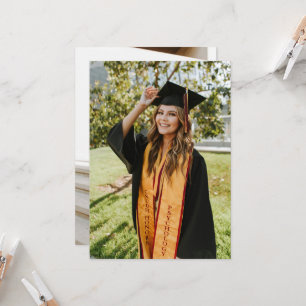 Invitación Crea tu propia foto personalizada de graduado 2